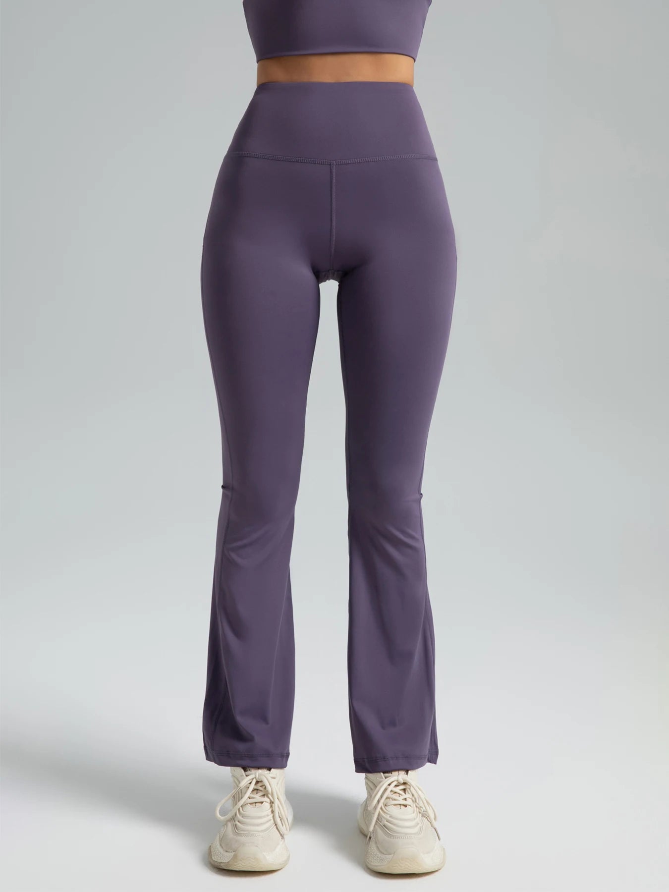 High Waisted Flared Leggings