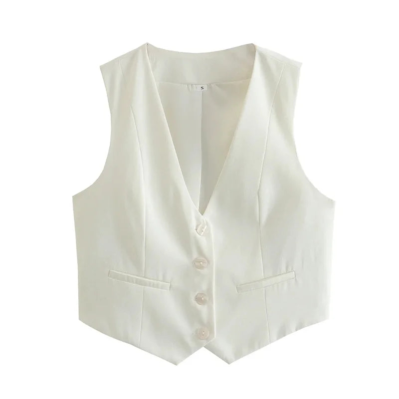 Cropped Vest Top