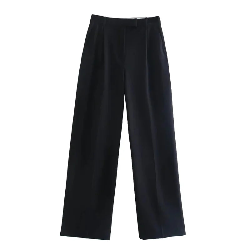 High Waist Wide Leg Pants