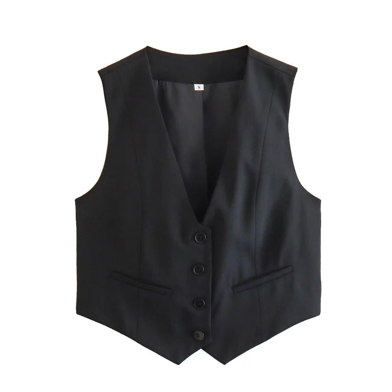 Cropped Vest Top