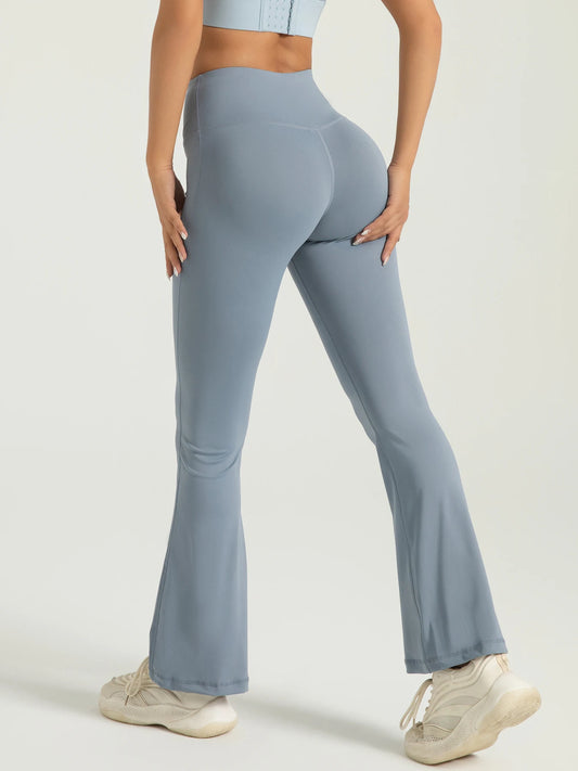 High Waisted Flared Leggings