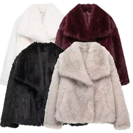 Plush Fur Coat