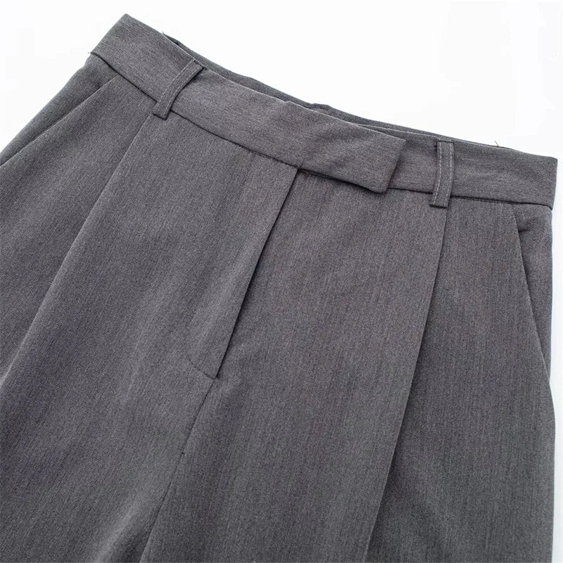 High Waist Wide Leg Pants
