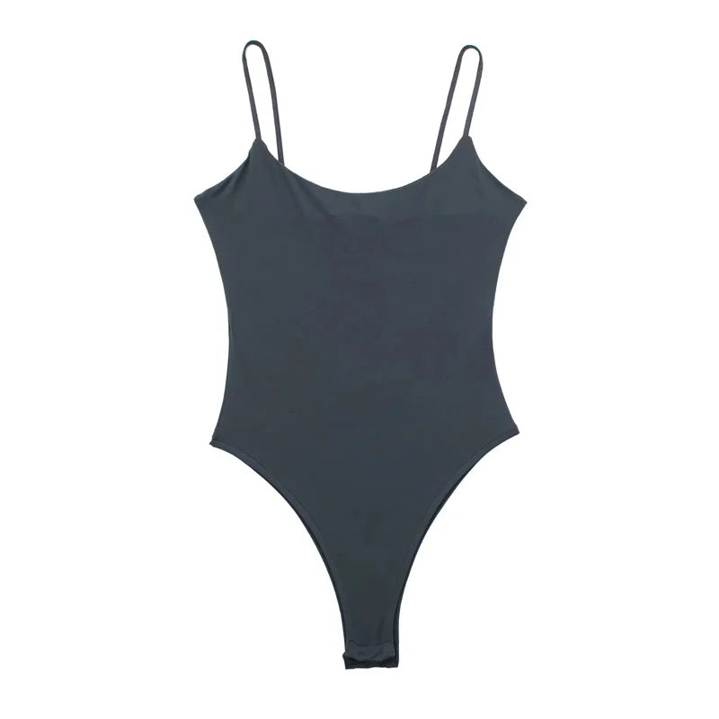 Sleeveless Tight Bodysuit