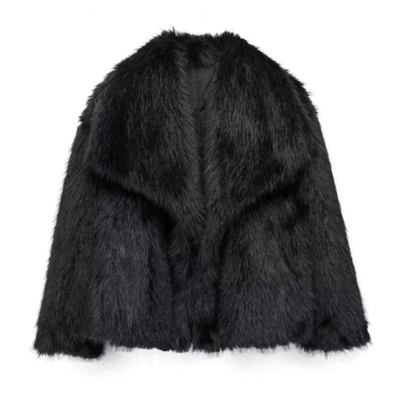 Plush Fur Coat