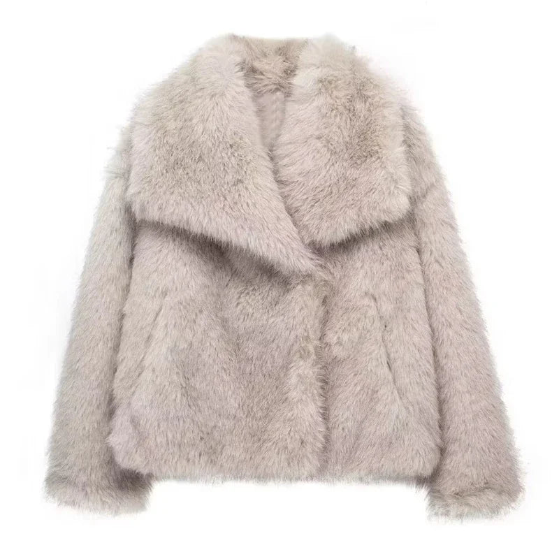 Plush Fur Coat