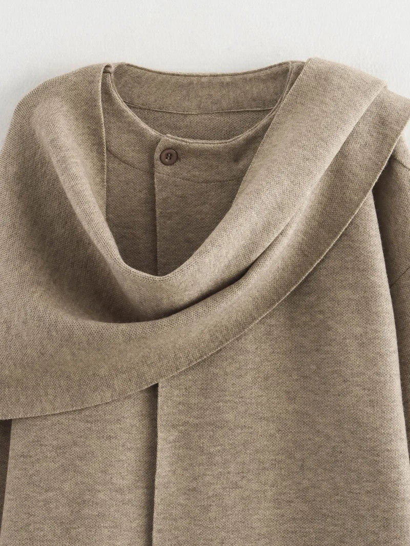 Long Scarf Coat