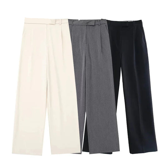 High Waist Wide Leg Pants