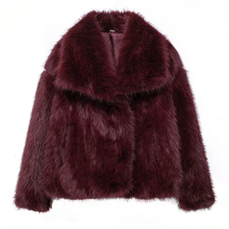 Plush Fur Coat